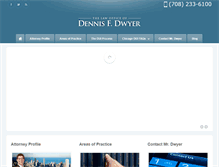 Tablet Screenshot of dennisdwyerlaw.com